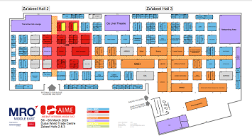 Floorplan - AIME 2024, 5 - 6 March, DWTC, Dubai